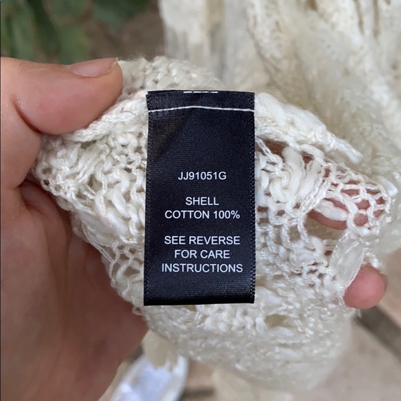 Long Crochet Knit Cardigan - Picture 6 of 7